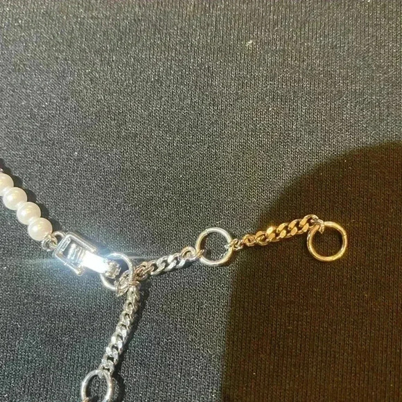 Charter Club GORGEOUS Women Pearl & Crystals Adjustable Pendant Necklace - Picture 3 of 5